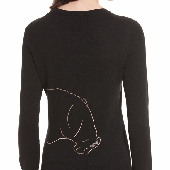 NWT $175 TED BAKER LONDON Cotton Fairy Tale Sweater in size Ted Baker 0! - Picture 6 of 6